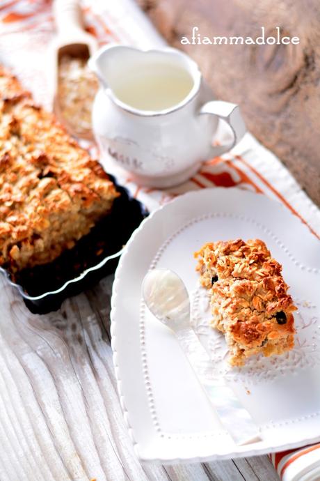 torta d'avena vegan e gluten free