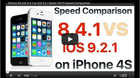iOS 9.2.1 – Più veloce di iOS 8.4.1 anche sui dispositivi più datati iOS 9.2.1 – Più veloce di iOS 8.4.1 anche sui dispositivi più datati