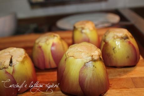 Lattuga e carciofi ripieni