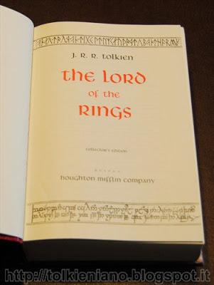 The Lord of the Rings, edizione americana in cofanetto rosso