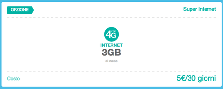 h3g super internet 3GB tre 