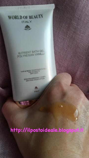 World of Beauty: Nutrient Bath Gel e Nutrient Body Cream