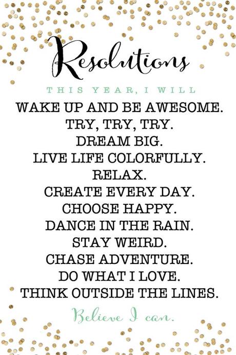 Free Printable New Years Resolution Motivators: 