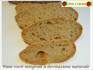 Pane integrale con farina macinata a pietra