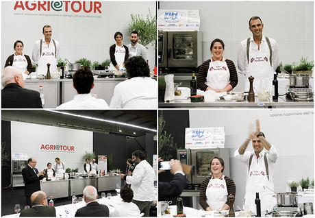 Racconti del terrore del mio primo showcooking e cucina toscana: zuppa di fagioli e cavolo nero con cantucci salati al formaggio