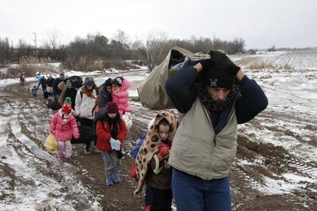 Ecco i poveri migranti che scappano dalle guerre