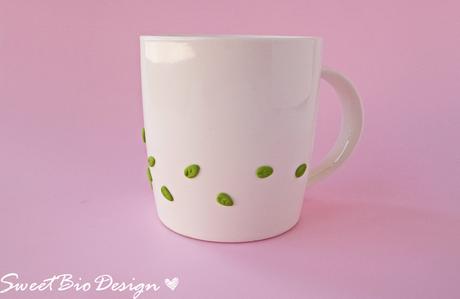 Tazza decorata In fimo S.valentino - Valentine's Fimo decorated Mug DIY