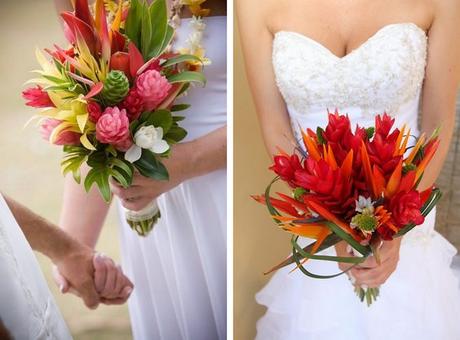 Fiori tropicali per gli allestimenti di matrimonio