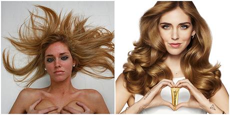 Retrospettiva sui capelli Pantene di Chiara Ferragni