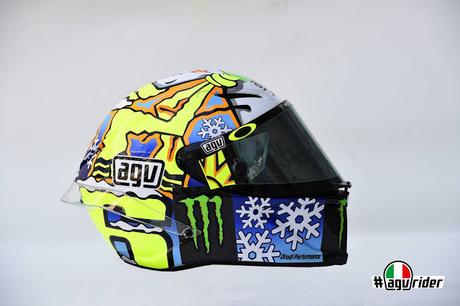 Agv PistaGP V.Rossi Winter Test 2016 by Drudi Performance - painted by DiD Design