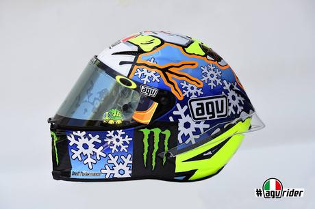 Agv PistaGP V.Rossi Winter Test 2016 by Drudi Performance - painted by DiD Design