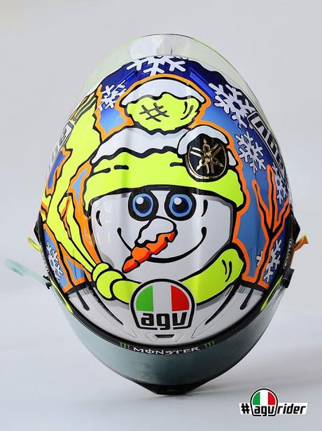 Agv PistaGP V.Rossi Winter Test 2016 by Drudi Performance - painted by DiD Design