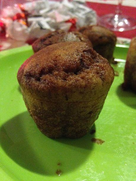 Con e Senza Bimby, Muffin con Crema al Cioccolato Fondente e Cuore Fondente di Crema al Pistacchio