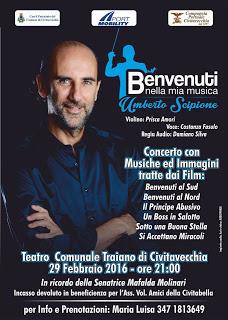 Il Maestro Umberto Scipione in concerto a Civitavecchia