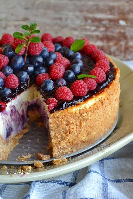 Blueberries Cheesecake