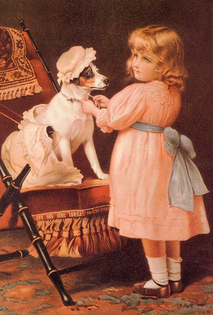 Charles Burton Barber, Victorian painter of children and pets.