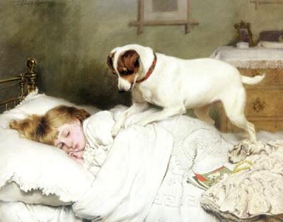 Charles Burton Barber, Victorian painter of children and pets.