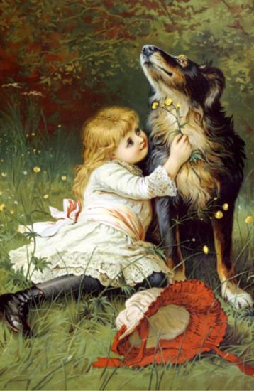 Charles Burton Barber, Victorian painter of children and pets.