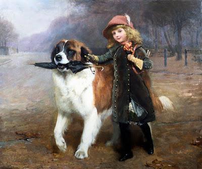 Charles Burton Barber, Victorian painter of children and pets.