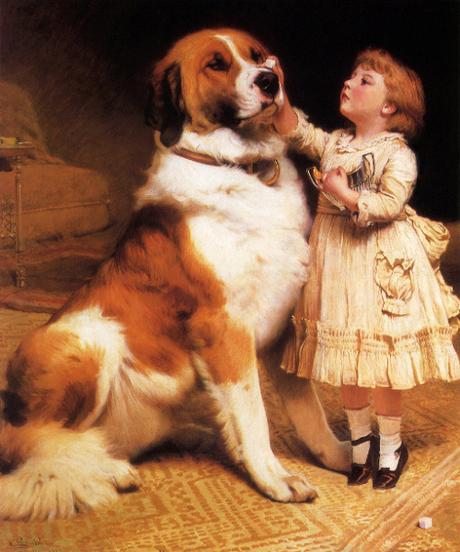 Charles Burton Barber, Victorian painter of children and pets.