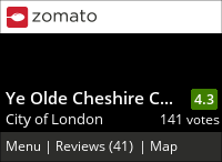 Ye Olde Cheshire Cheese Menu, Reviews, Photos, Location and Info - Zomato