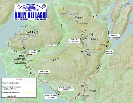 rid_Cartina 2016 completa - Giovedi si aprono le iscrizioni del Rally dei Laghi