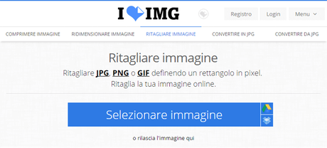 Modificare immagini online con iLoveImg