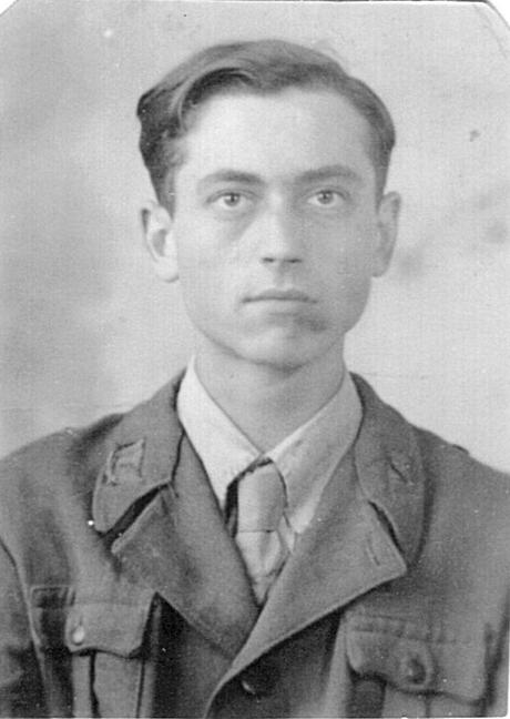 Egidio Bertazzo nel 1943