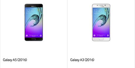 SAMSUNG GALAXY A5 (2016) & SAMSUNG GALAXY A3 (2016)