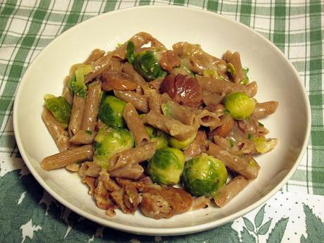 Penne di segale con castagne e cavoletti di Fraciscio