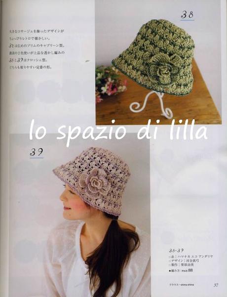 Tanti cappelli crochet con schemi / Crochet hats free patterns