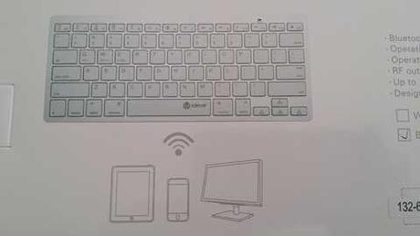 Tastiera Wireless Ultra Sottile Mini Bluetooth 3.0 per Apple iPad Air iPad Mini