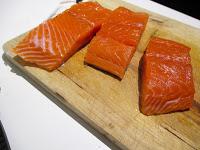 Salmone all' arancia cotto a bassa temperatura con Fresco