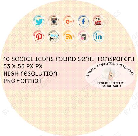 10 social icons for your web page