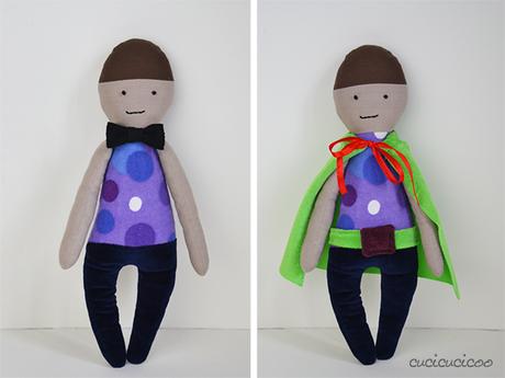 Perfettamente Imperfetta: recensione del cartamodello per bambola di stoffa | www. cucicucicoo.com