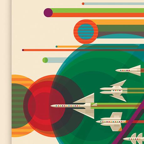 GRAFICA: I poster della NASA sullo spazio