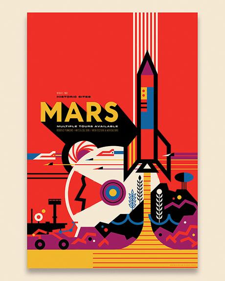 GRAFICA: I poster della NASA sullo spazio