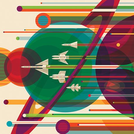 GRAFICA: I poster della NASA sullo spazio