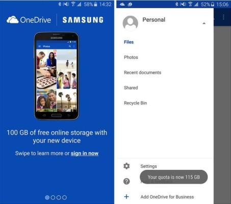 Samsung regala 100 GB di spazio su Onedrive: come ottenerli 100 GB di spazio onedrive
