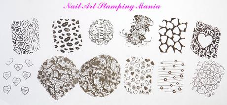 UberChic Beauty Love and Marriage-02 Nail Stamping Plate - Swatches And Review