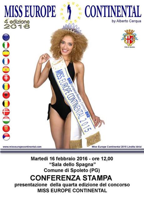 MISS EUROPE CONTINENTAL 2016 GOSSIP MODA