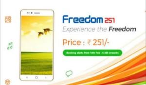 Ringing Bells Freedom 251 Cheapest Android Smartphone At Rs 251