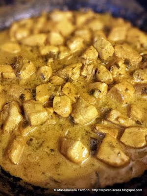 In cucina con Ginevra: Petto di pollo al curry leggero con yogurt e germogli di bambù