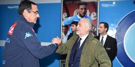 Campionato o Europa League? Ecco la “richiesta” di De Laurentiis a Sarri Sarri De Laurentiis Napoli