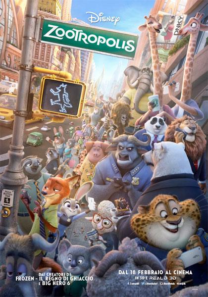 Locandina italiana Zootropolis