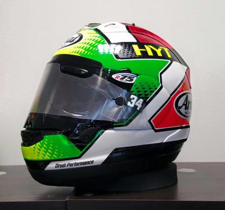 Arai RX-7V D.Giugliano 2016 by Drudi Performance - painted by DiD Design