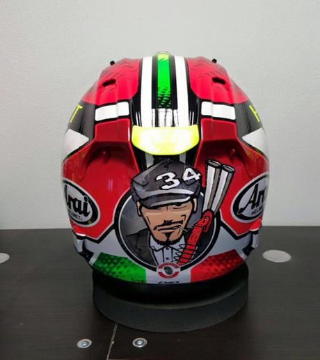 Arai RX-7V D.Giugliano 2016 by Drudi Performance - painted by DiD Design