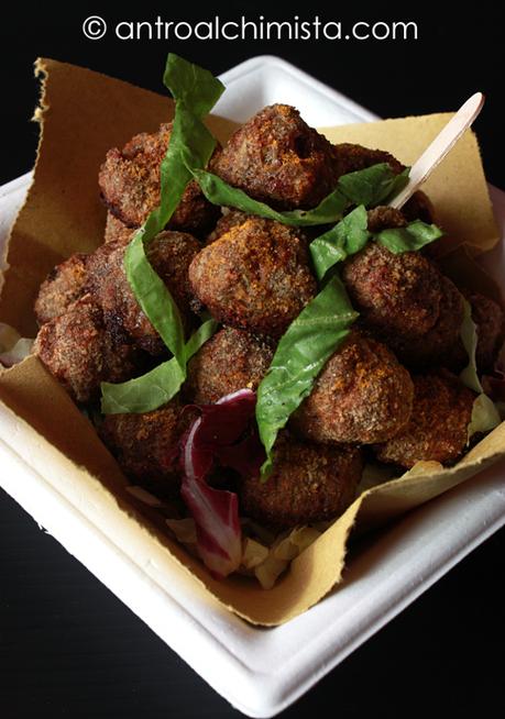 Polpette al Forno di Manzo, Cime di Rapa e Curry