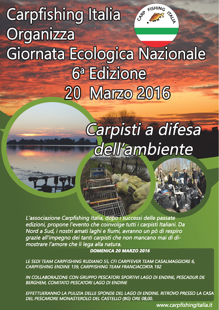 6a GIORNATA ECOLOGICA NAZIONALE LAGO DI ENDINE