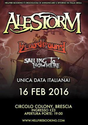 ALESTORM @Colony, Brescia 16.02.2016